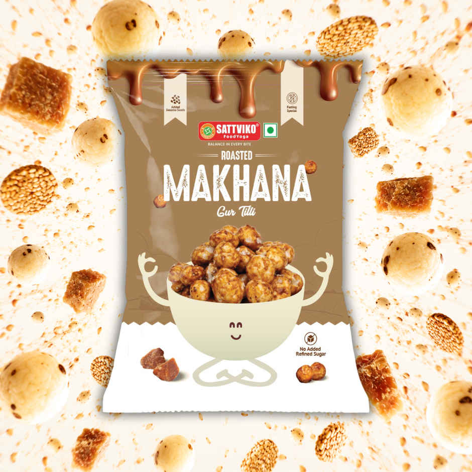 Sattviko Gur Tilli Roasted Makhana