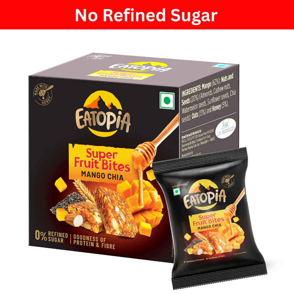 Eatopia Fruit Minis Mango Bites Energy Bars (No Refined Sugar & Preservatives)