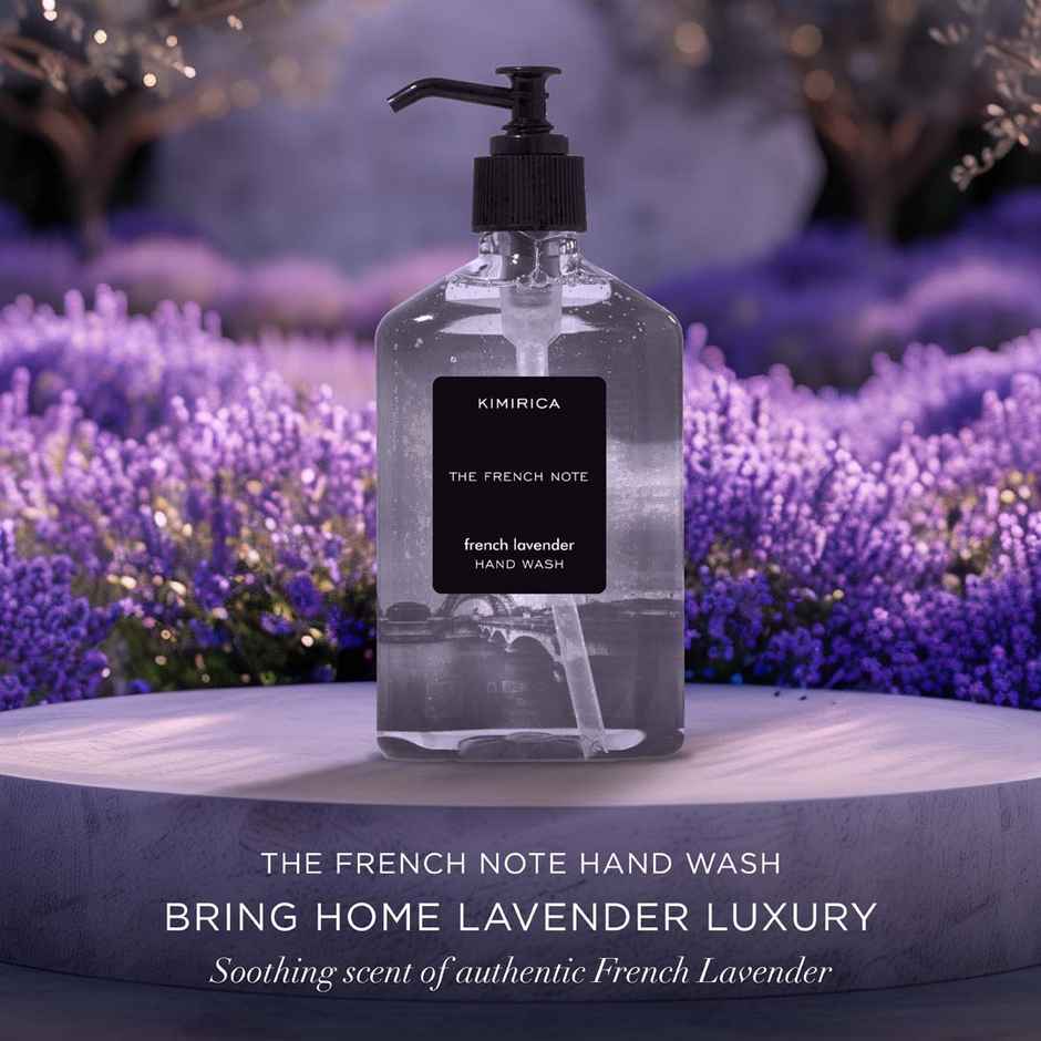 Kimirica French Note Hand Wash With French Lavender, Soft On Hands