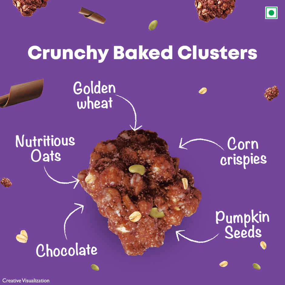 Kellogg's Crunchy Chocolate Cookie Crumble Granola | No Maida, No Palm Oil