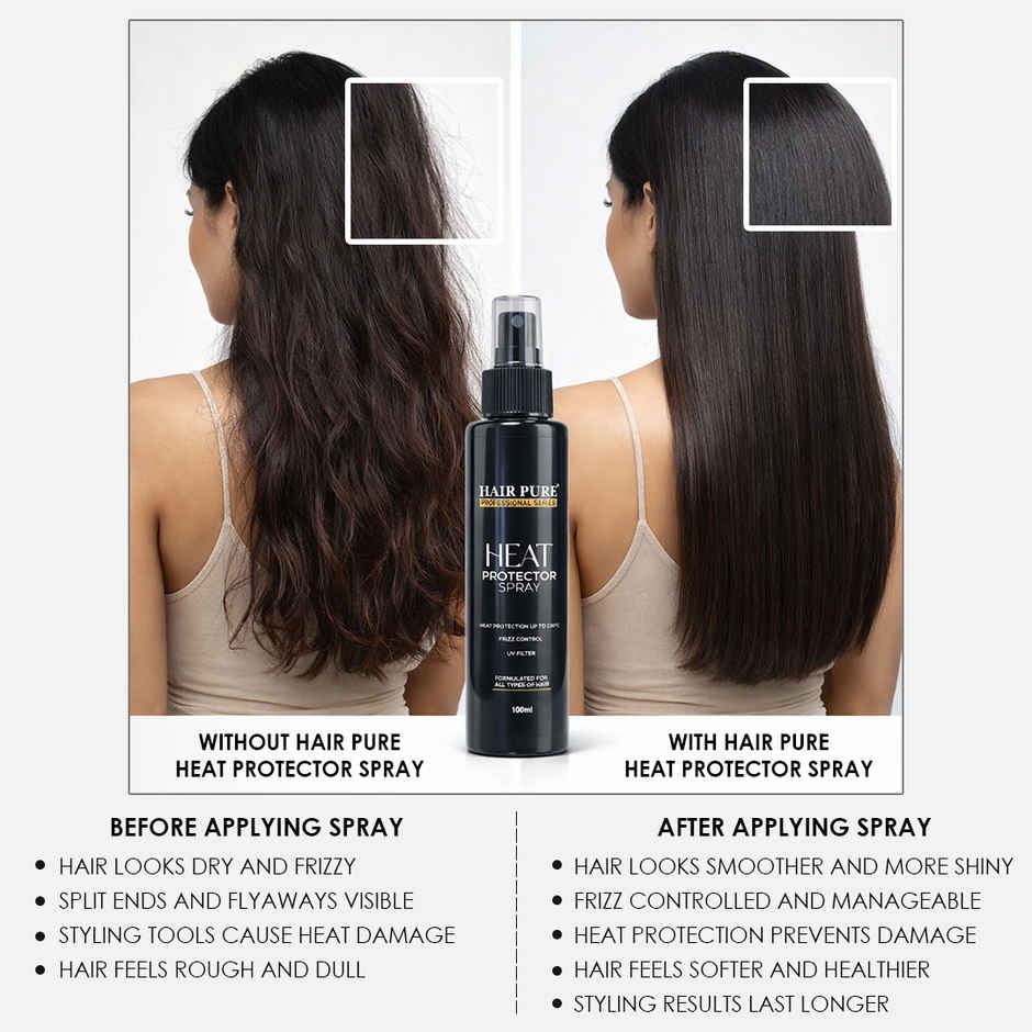 Hair Pure Heat Protector Hair Spray