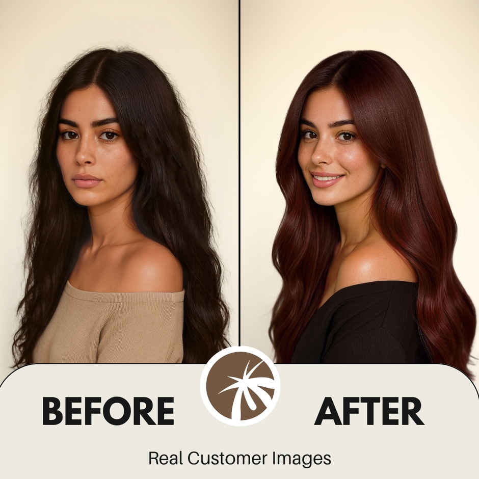 Paradyes No Bleach Cherry Chocolate Glossy Hair Tint | Ammonia-Free Formula | Red-Brown