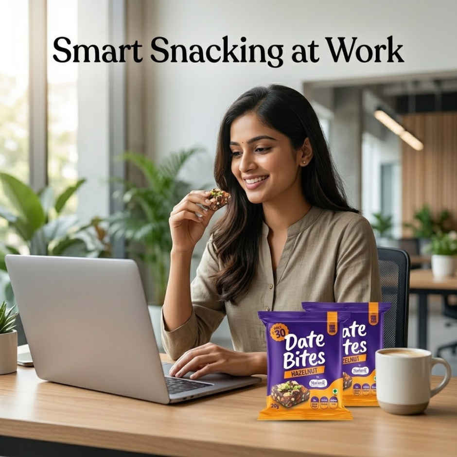 The Naturik Co Hazelnut Date Almond Bites | No Added Sugar | Healthy Energy Snack