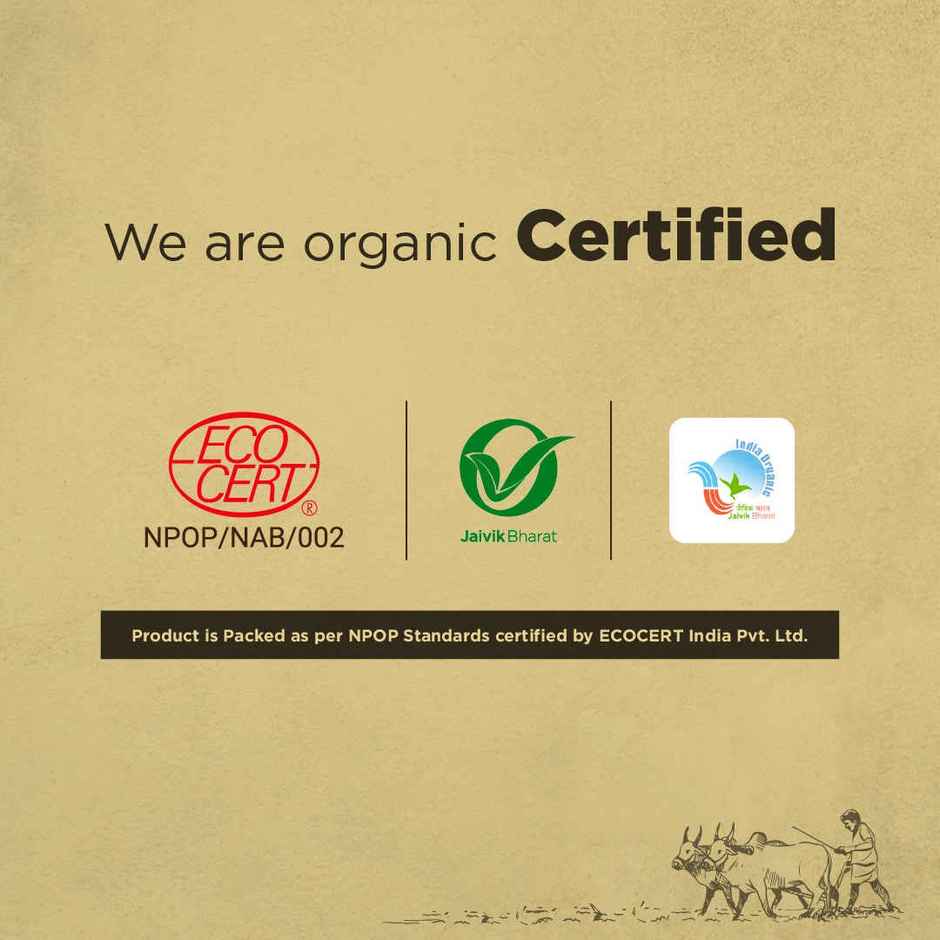Bharat Organics Unpolished Rajma Chitra