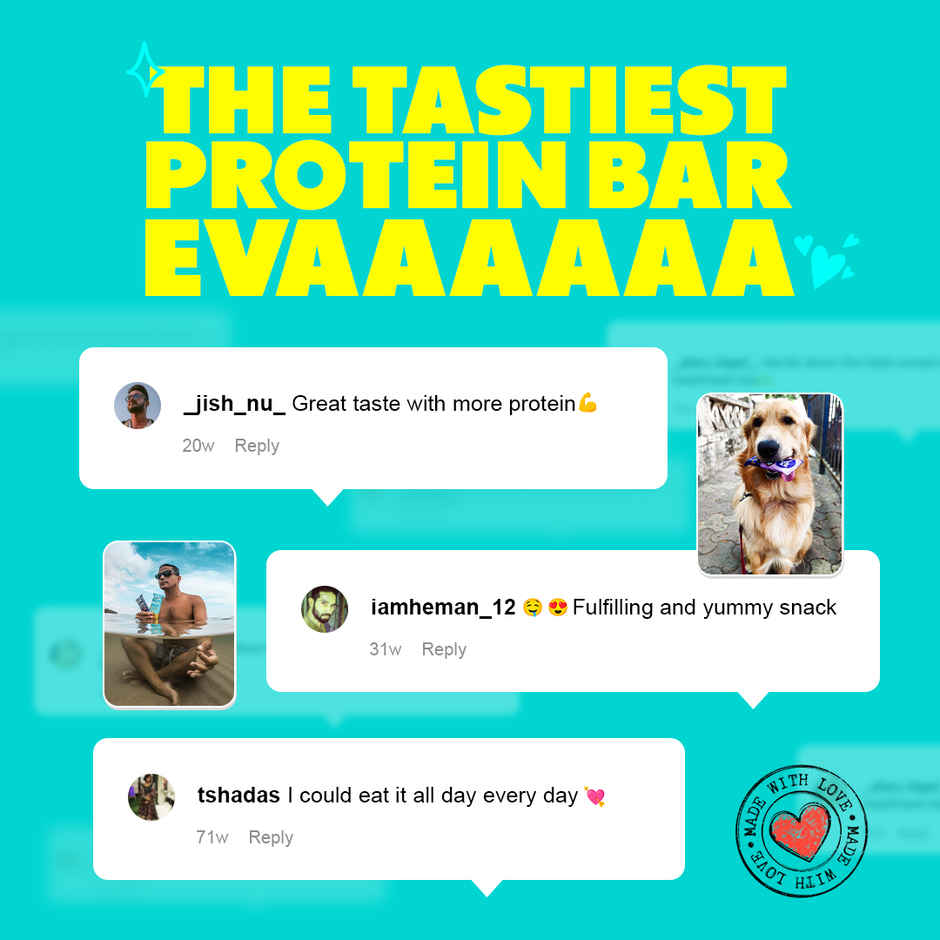 Yogabar Variety Pack 10G Protein Bars [Pack Of 6], Protein Blend & Premium Whey