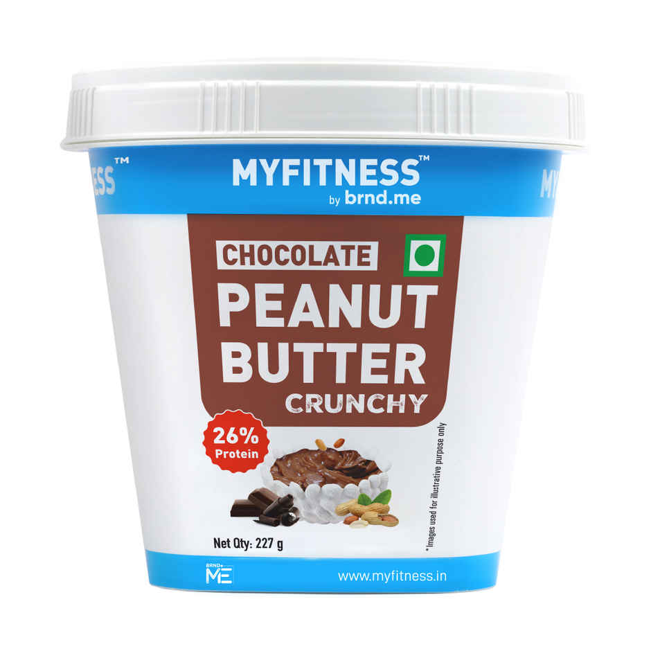 MyFitness Chocolate Peanut Butter Crunchy Spread | High Protein