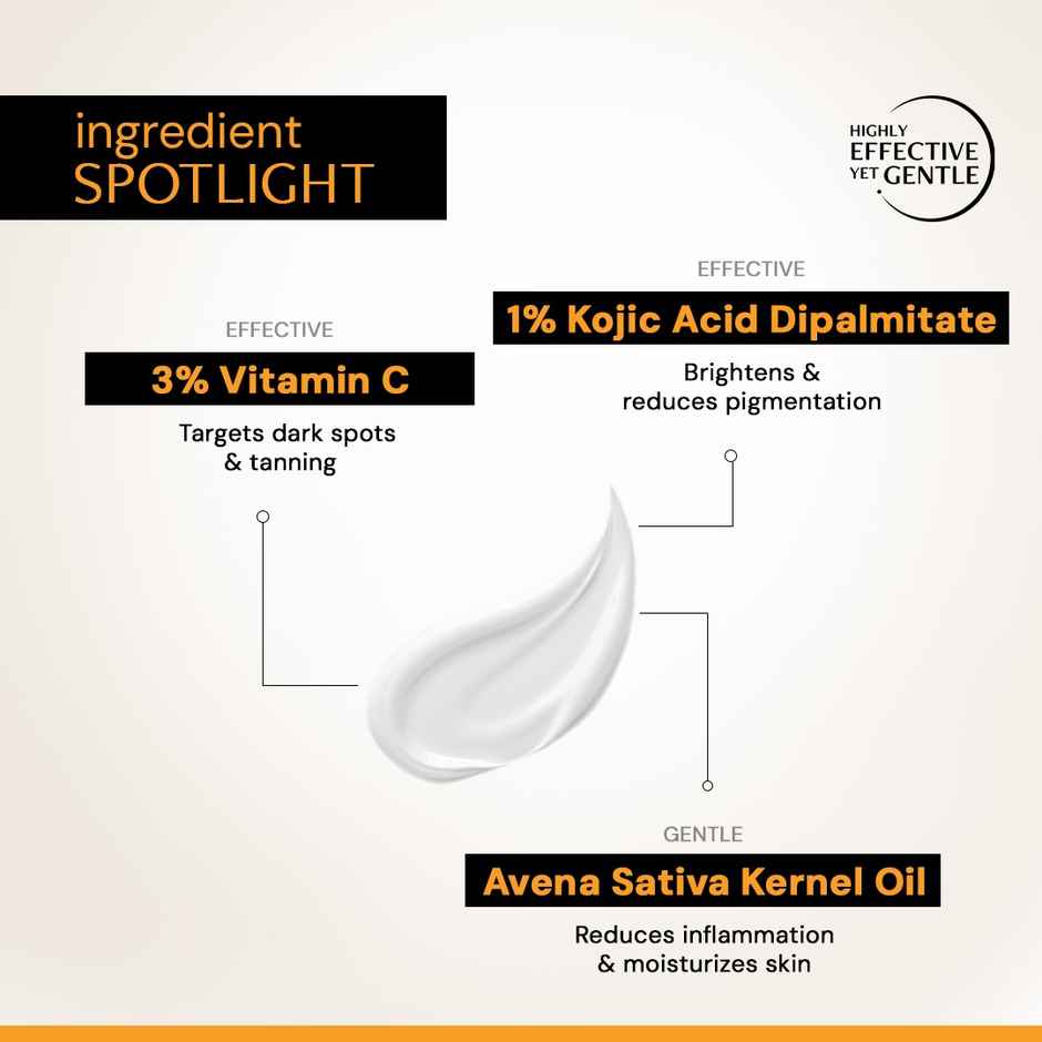 Deconstruct Brightening Moisturizer with 3% Vitamin C & 1% Kojic Acid | Hydrates & Brightens