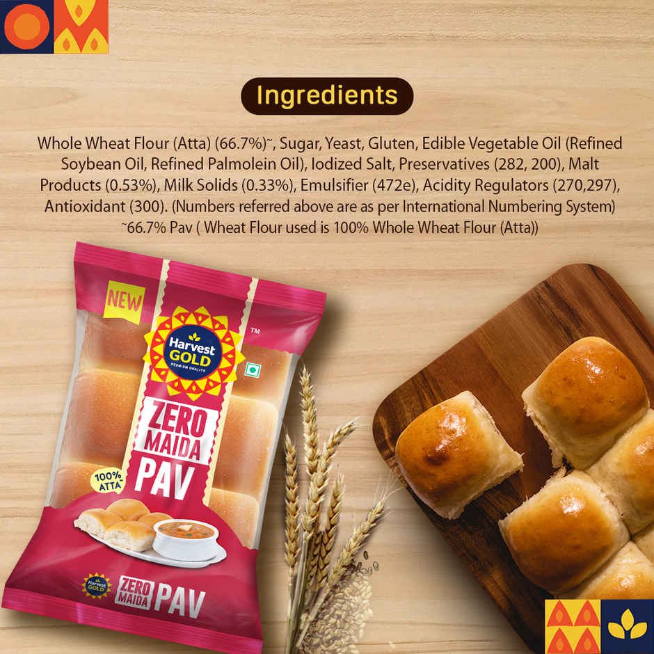 Harvest Gold Zero Maida Pav