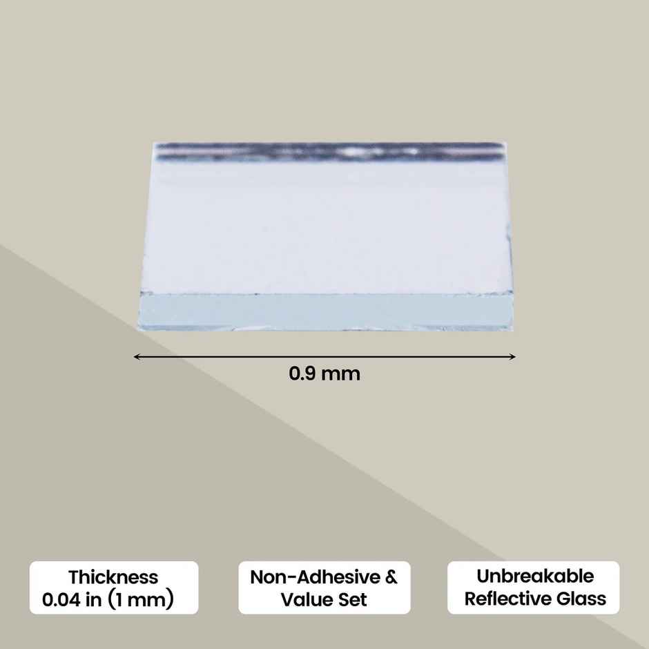 Itsy Bitsy Cut Mirror Square 8mm 50 gms Apx 262 Pc Lb