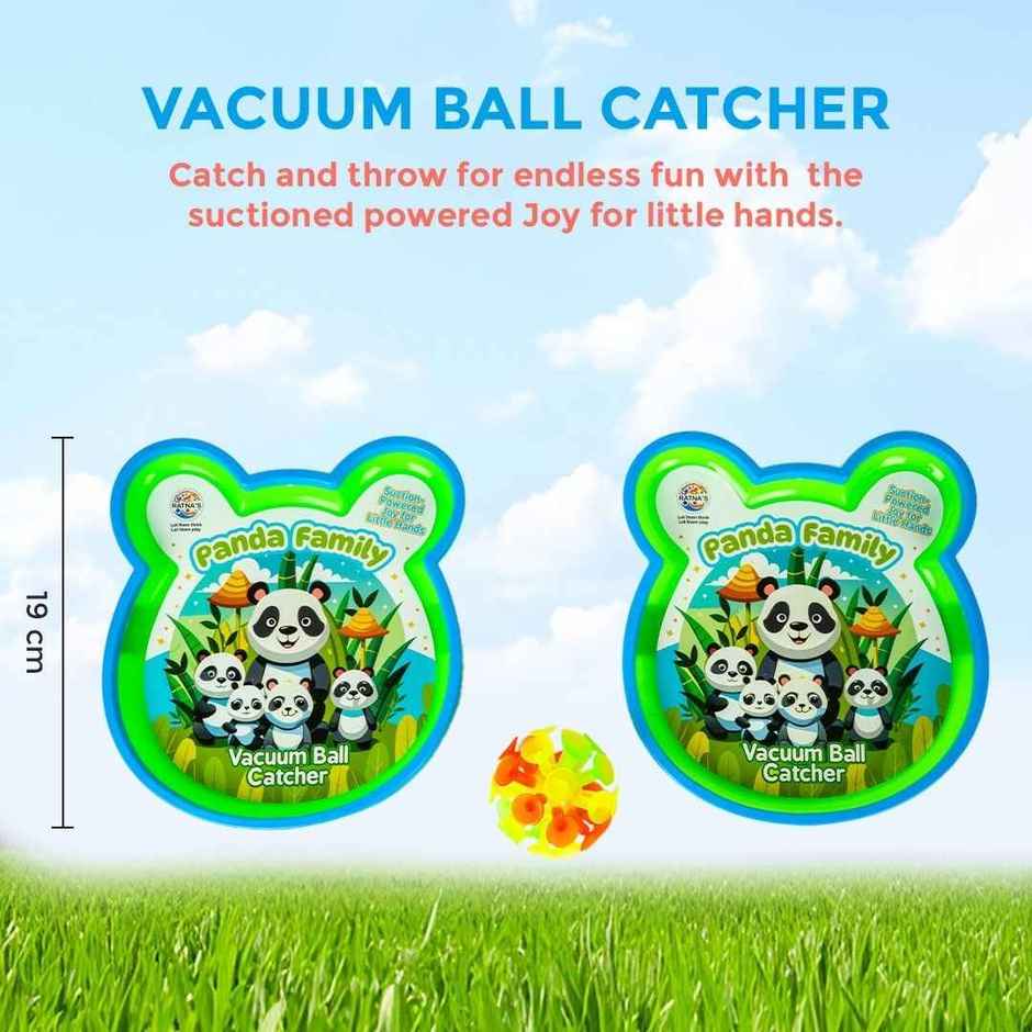 Ratna's Vacuum Ball Catcher Panda Family