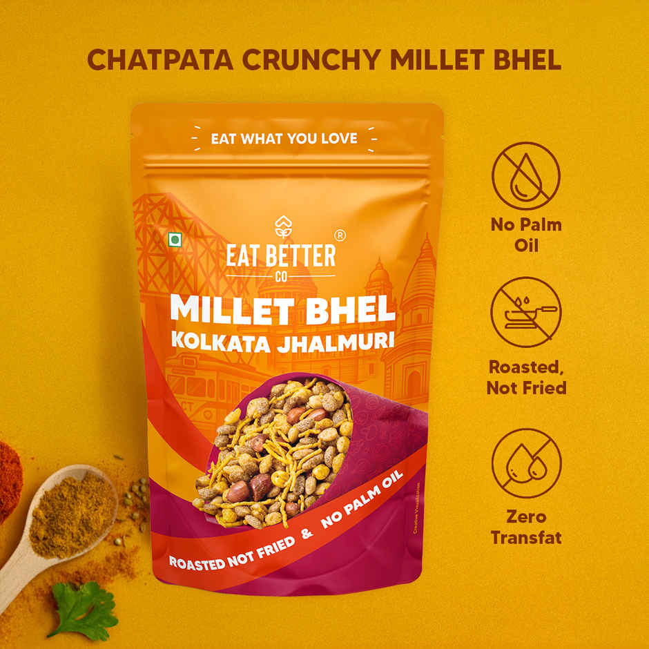 Eat Better Co Millet Bhel | Kolkata Jhalmuri