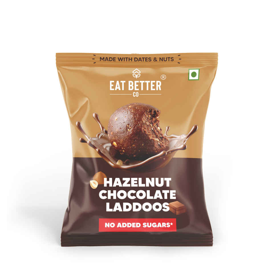 Eat Better Co Hazelnut Chocolate Sugar-Free Laddu
