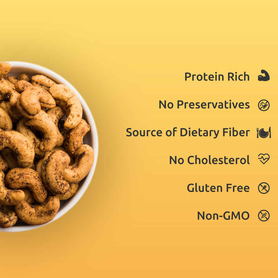 Farmley Black Pepper Roasted Cashews | Kaju