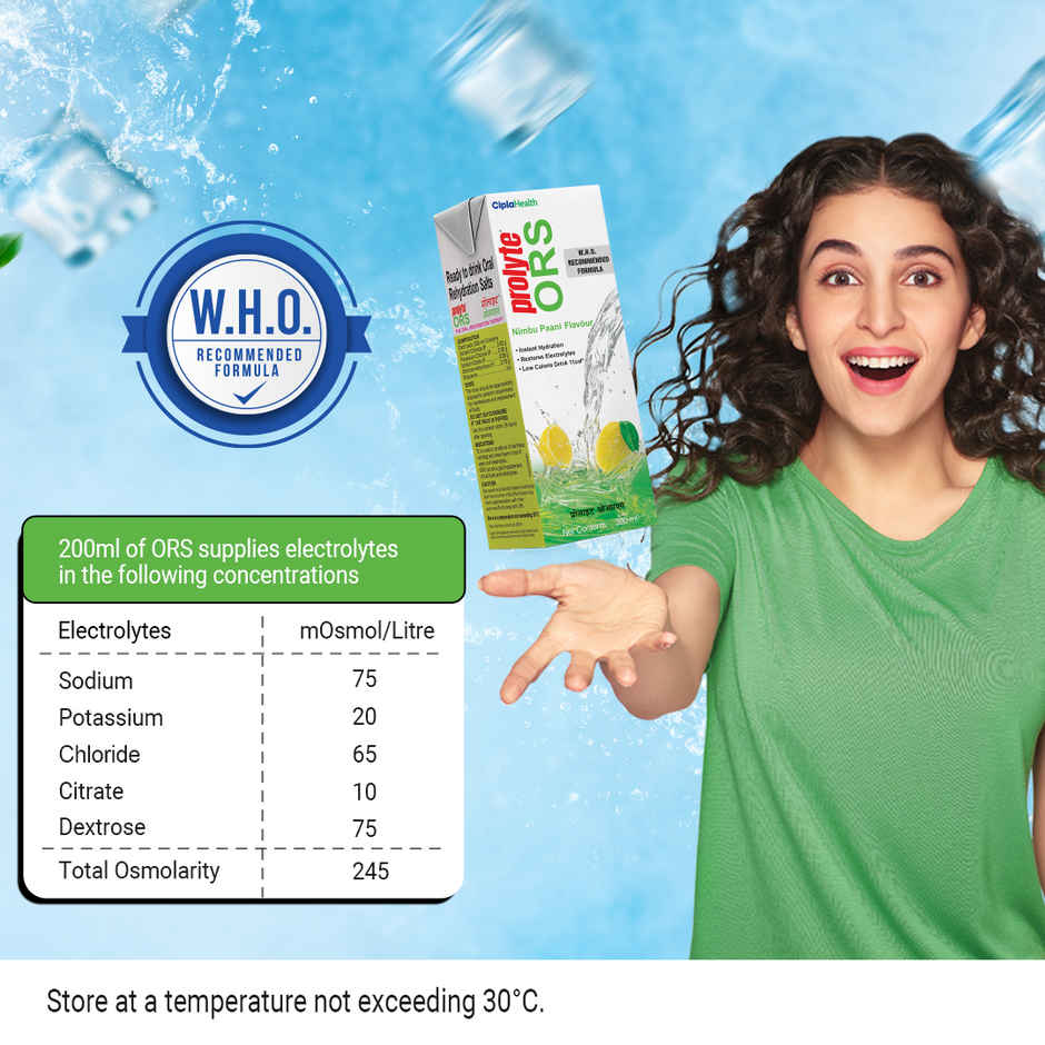 Cipla Prolyte ORS | Nimbu Paani Flavour Combo