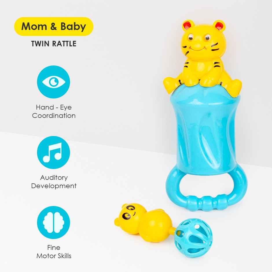 Ratna's 2 In 1 Mom & Baby Rattle