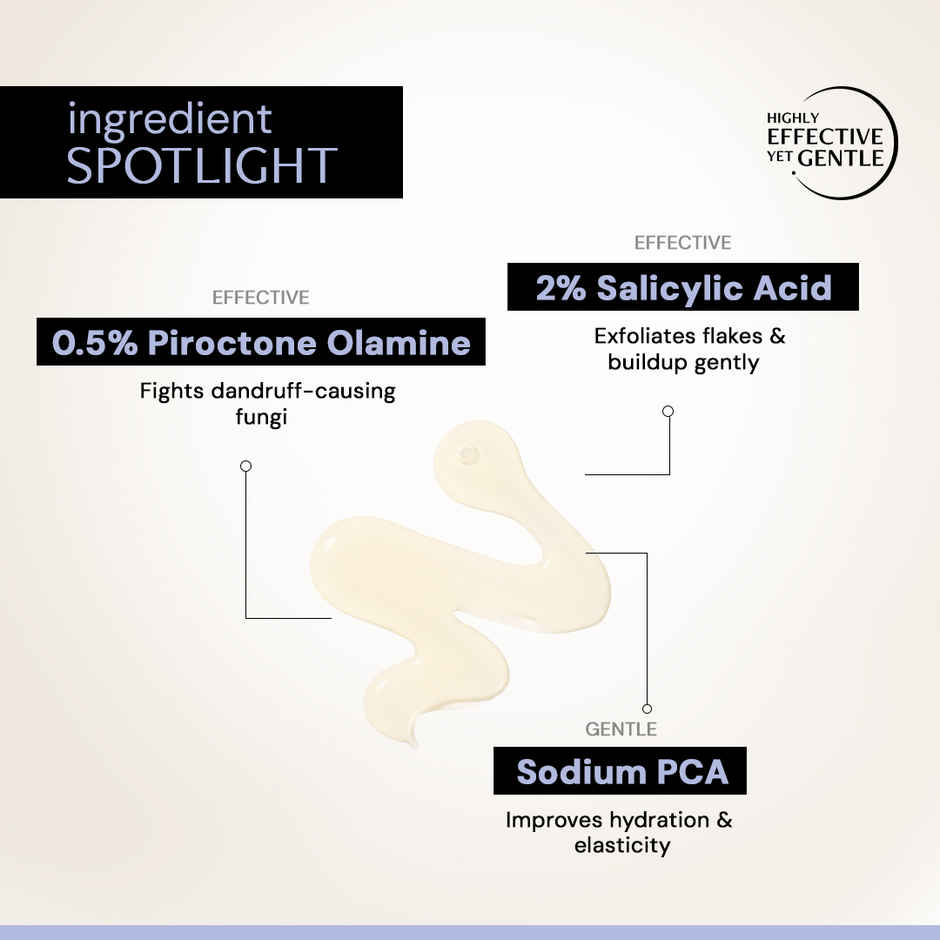 Deconstruct Anti Dandruff Serum | 0.5% Piroctone Olamine, 2% Salicylic Acid | Controls Flakes