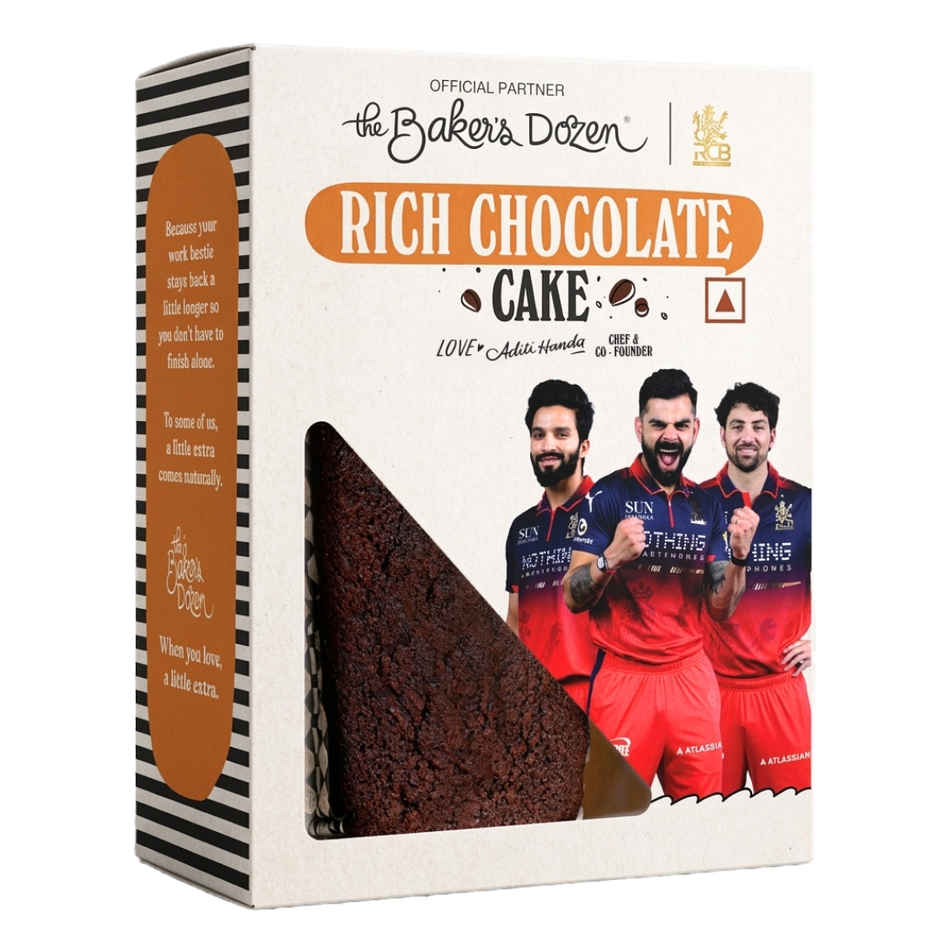 The Baker's Dozen Rich Chocolate Cake | Choco Cake | Bakery Delight | Made with Cocoa Powder