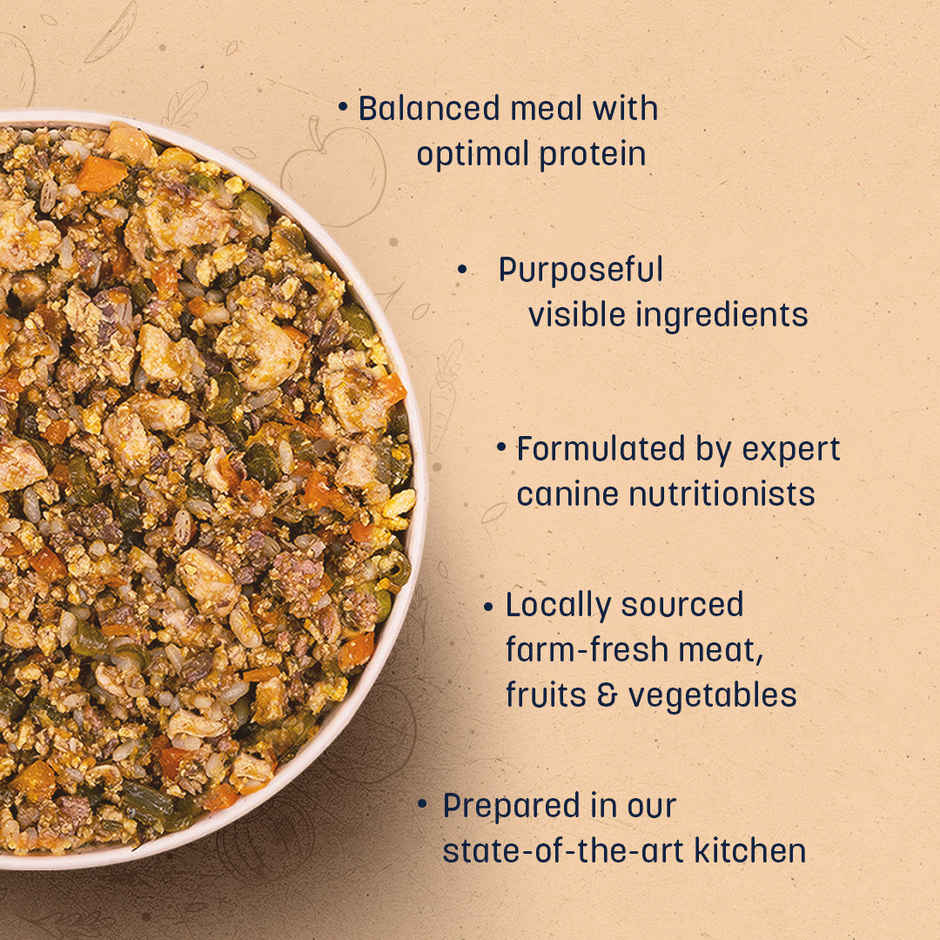 HUFT Sara's Wholesome Classic Chicken & Brown Rice Dog Food Pack