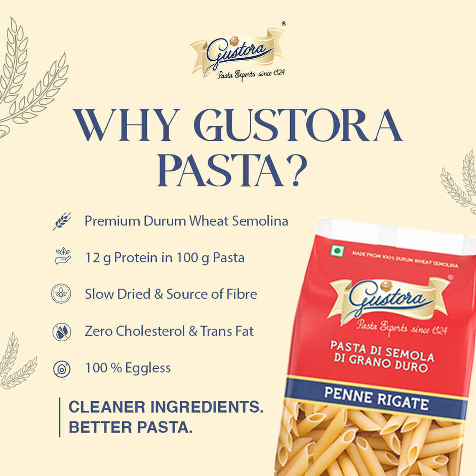 Gustora Penne Rigate Pasta