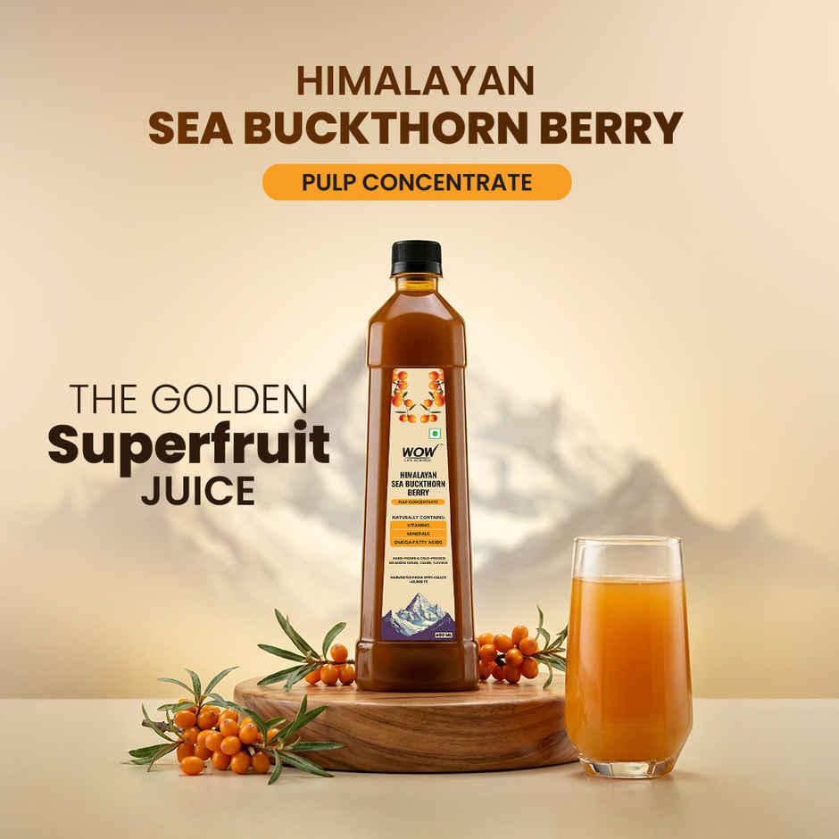 Wow Life Science Himalayan Sea Buckthorn Berry Pulp Concentrate
