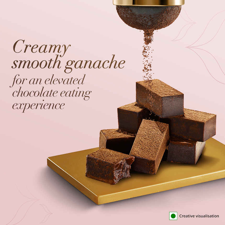 Fabelle Ganache Creamy Milk- 20 Smooth Handcrafted Chocolate Cubes Combo