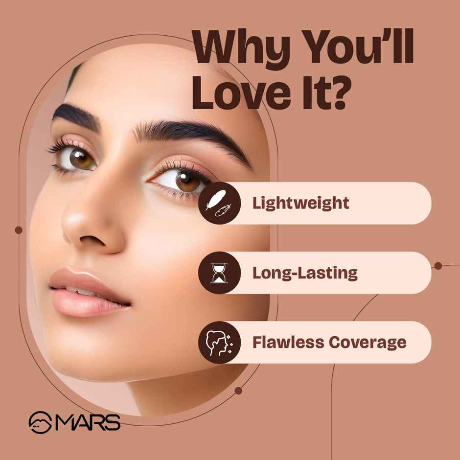 MARS Cosmetics Cancel Concealer for Face Makeup With Radiant Natural Finish | 6 Ml | 07-caramel Charm