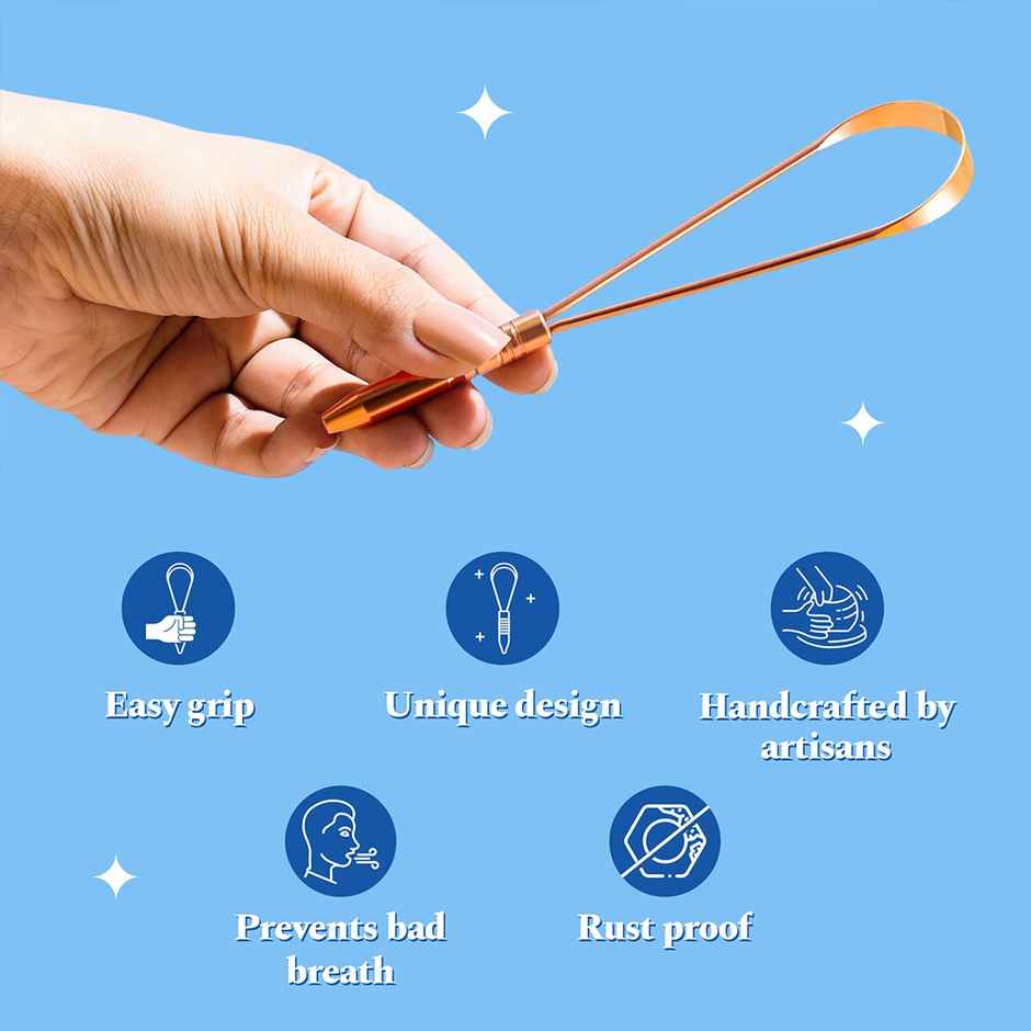 Perfora Copper Tongue Cleaner - Lab Tested
