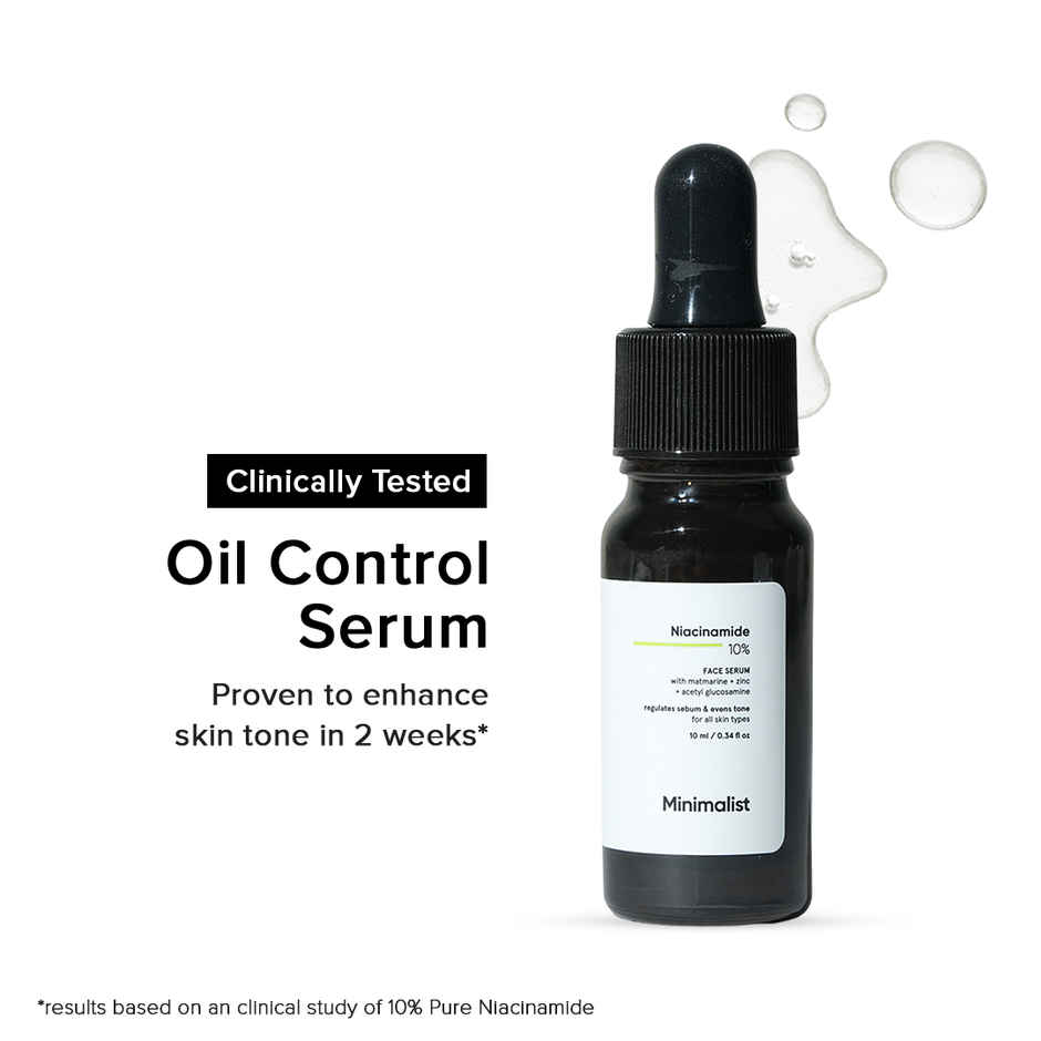 Minimalist Oil Control & Anti-Acne 10% Niacinamide Face Serum Combo