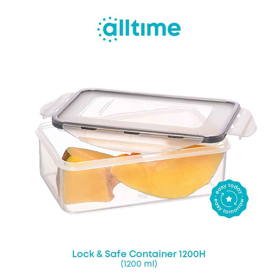 Buy All Time Plastic Lock And Safe Storage Containers | 1200 ml ...
