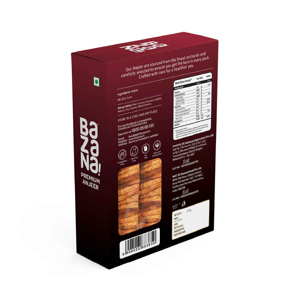 Bazana Handpicked Afghan Anjeer | Premium Dry Figs