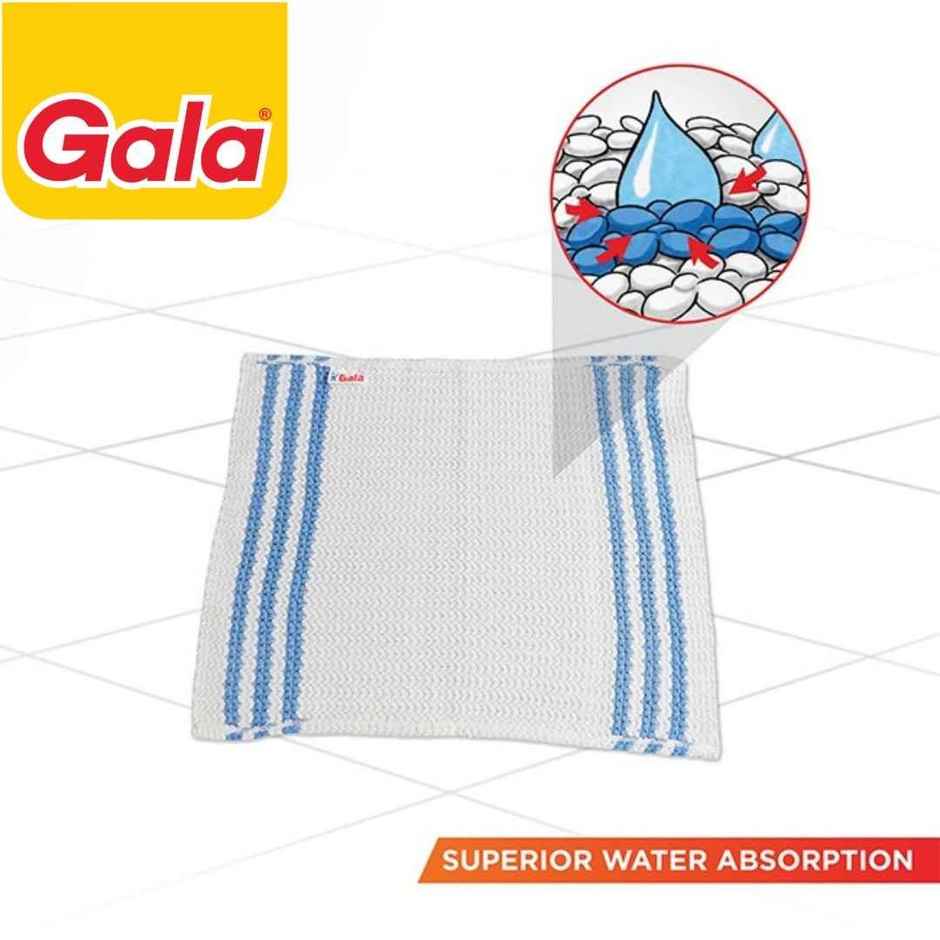 Lizol Citrus Floor Cleaner Liquid (1L) & Gala Microfiber Advance Floor Cloth (1pc) Combo