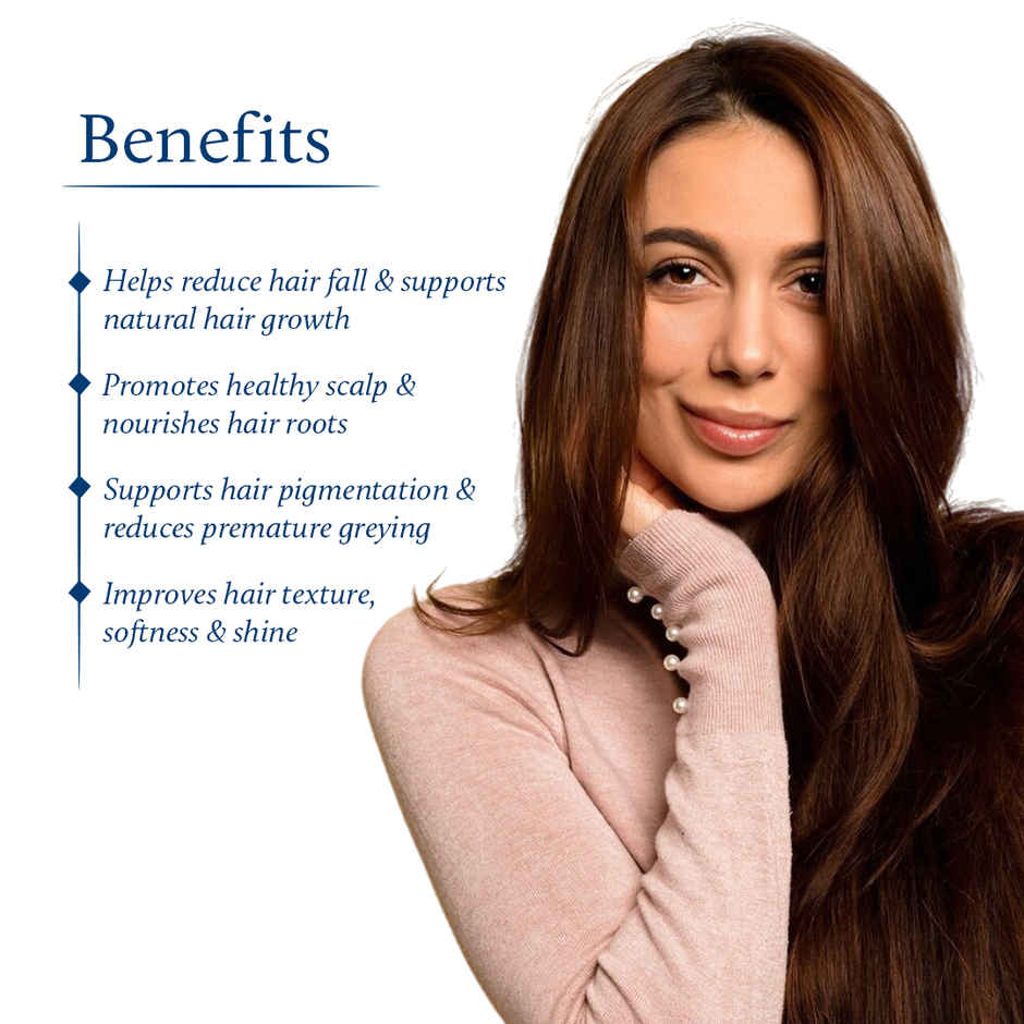 Blue Nectar Ayurvedic Rosemary Hair Growth Serum for Healthy Hair & Scalp