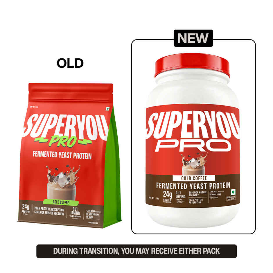 SuperYou Pro Fermented Yeast Protein- Coffee | 24g Protein Per Scoop