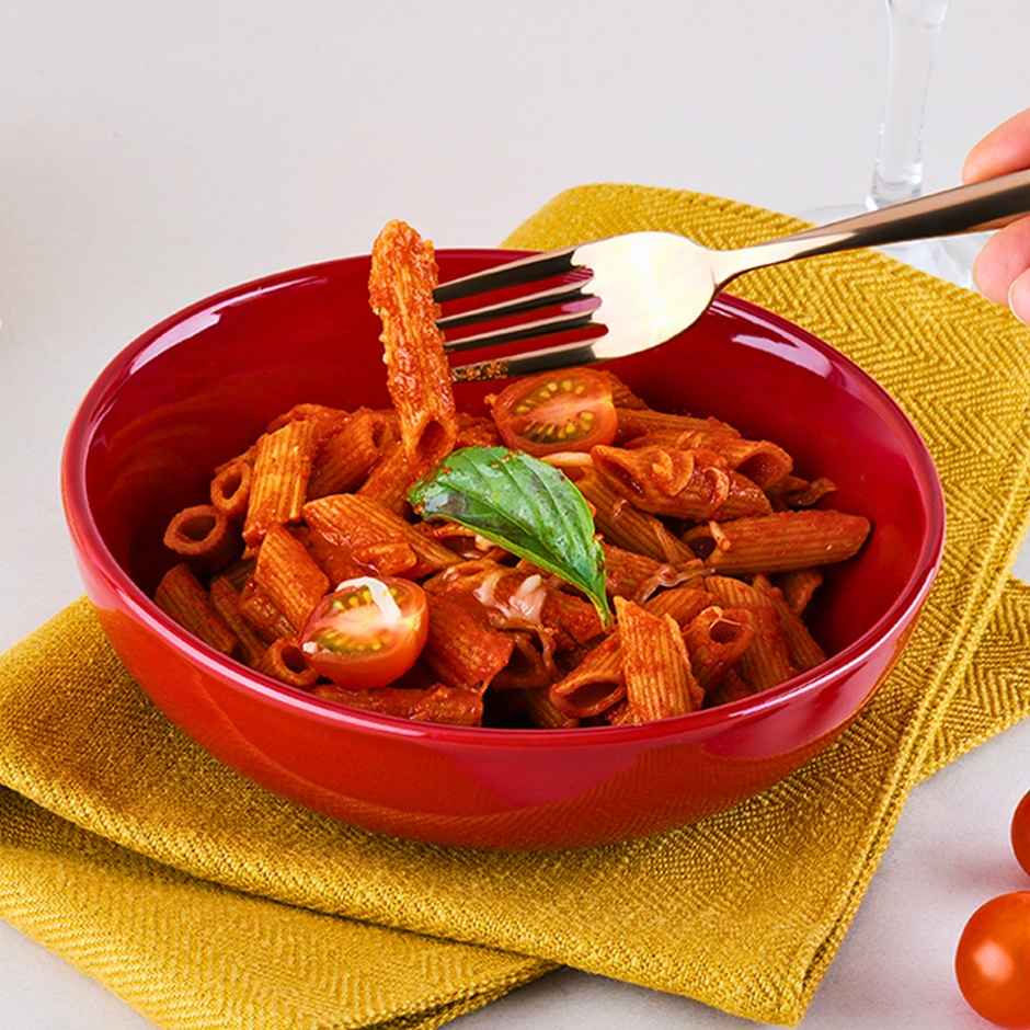 BlackCarrot Red & White Snack Bowl Set | Animal Bone Ash Free Stoneware