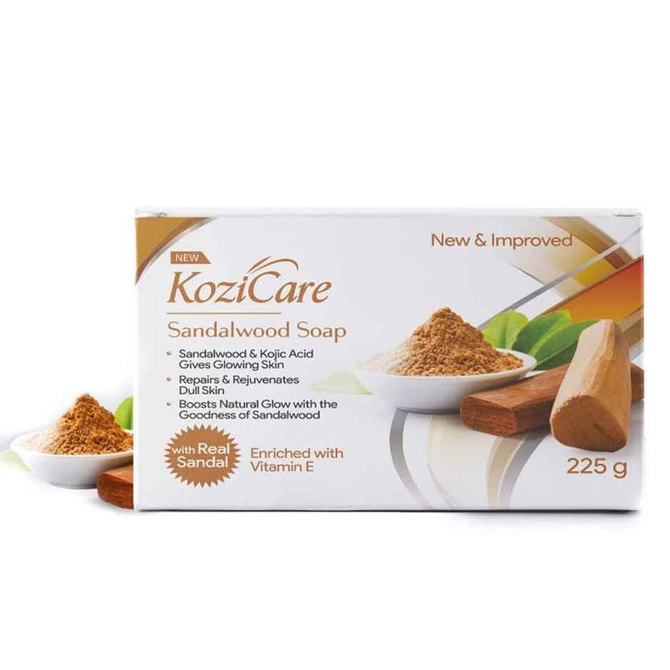 Kozicare Kojic Acid Soap And Glutathione Soap | Sandal Soap | Body Tan Removal Soap | Pack Of 3