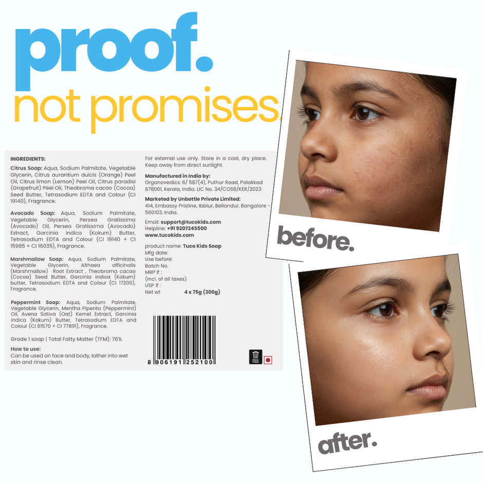 Tuco Kids 3 + 1 Value Pack Rich Soap