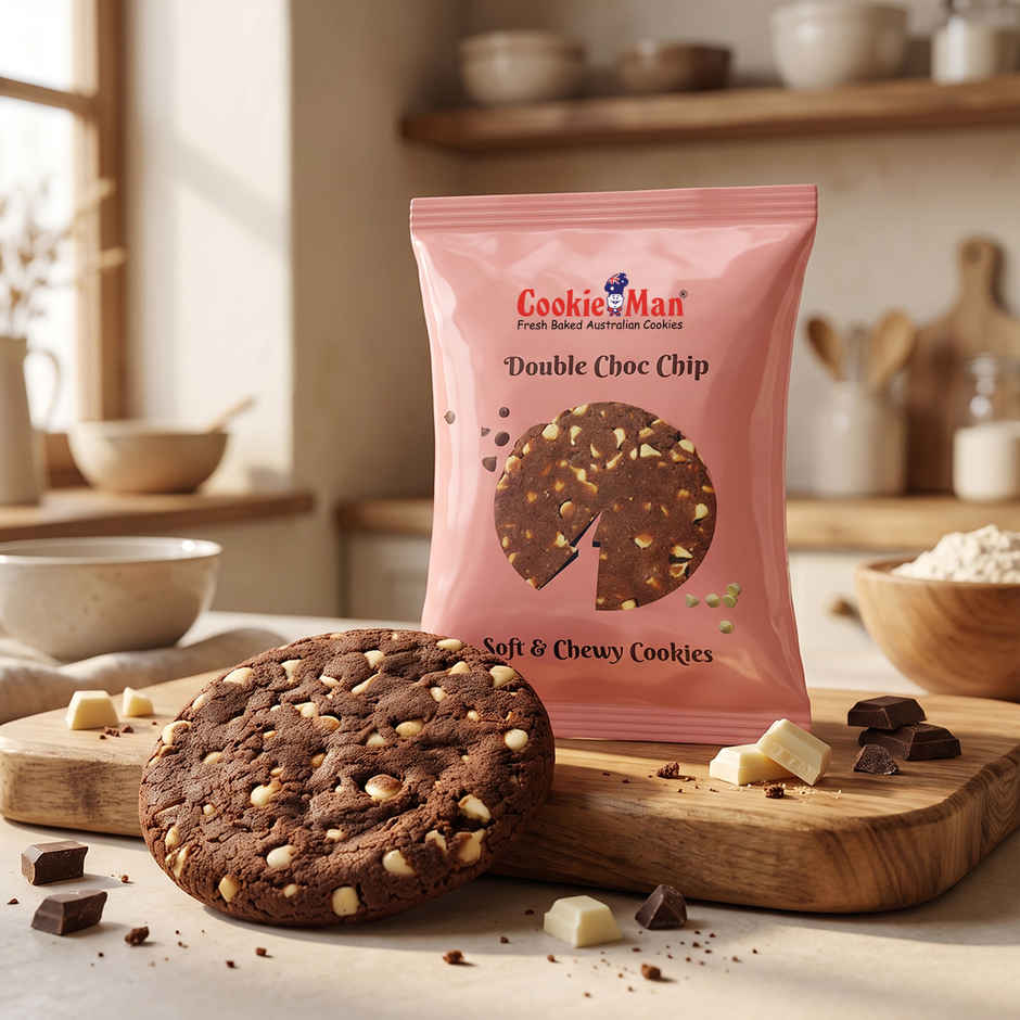 CookieMan Double Choco Chip Soft & Chewy Dessert Cookie