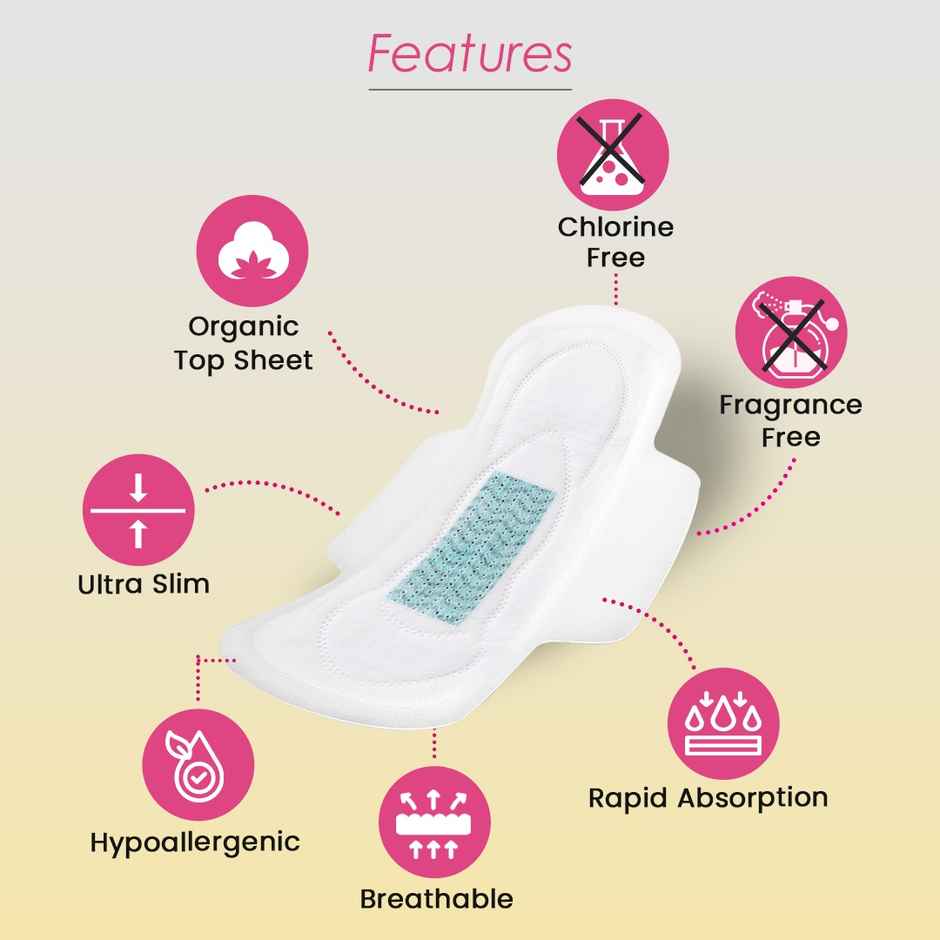 Pinq Polka Hot Pink Sanitary Pad Box - XL