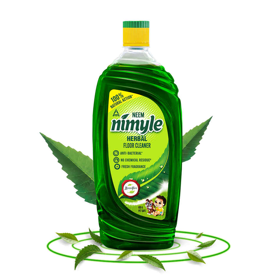 Nimyle Herbal Floor Cleaner | 99.9% Anti-Bacterial | Kid & Pet Safe