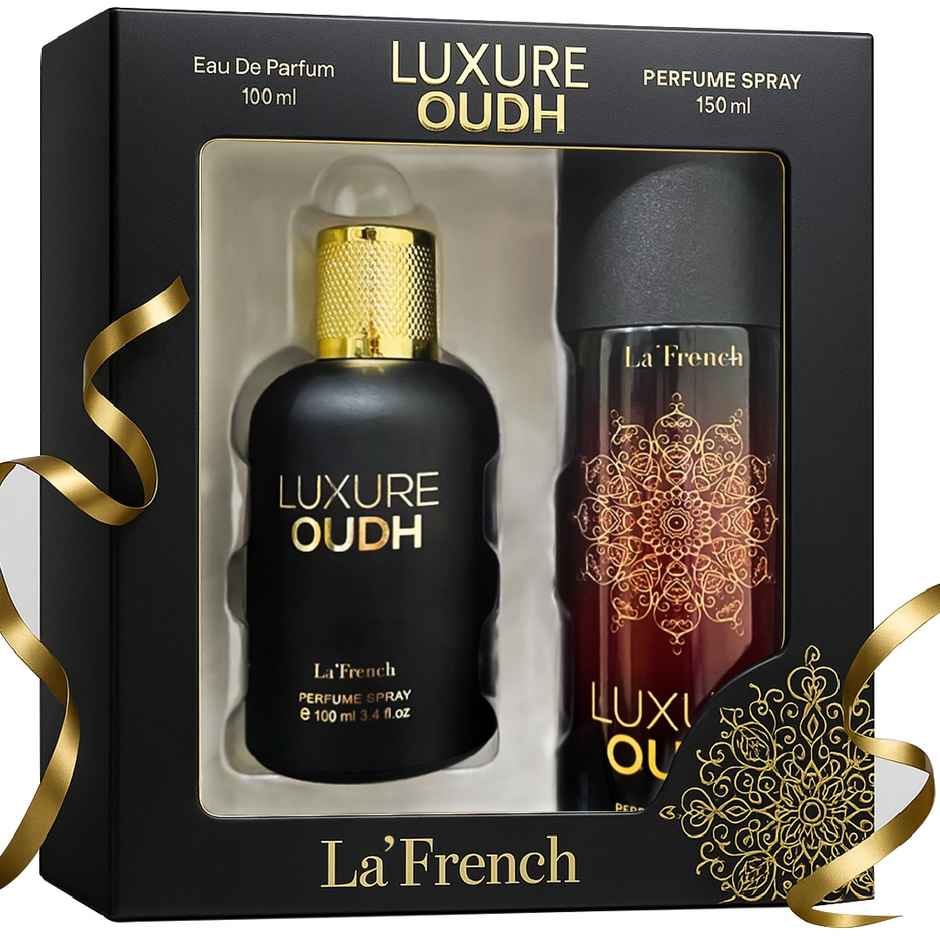 La French Luxure Oudh Perfume & Deodorant Gift Set