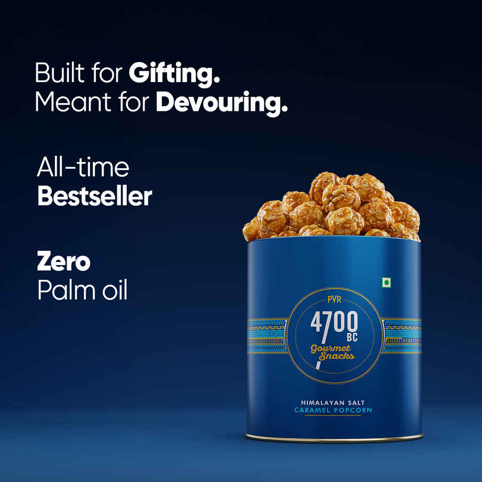 4700BC Himalayan Salt Caramel Gourmet Popcorn