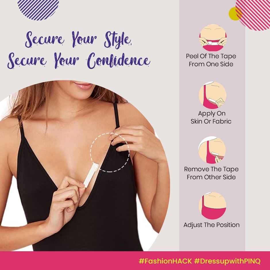 Pinq Polka Fashion Tape Double Sided-Transparent