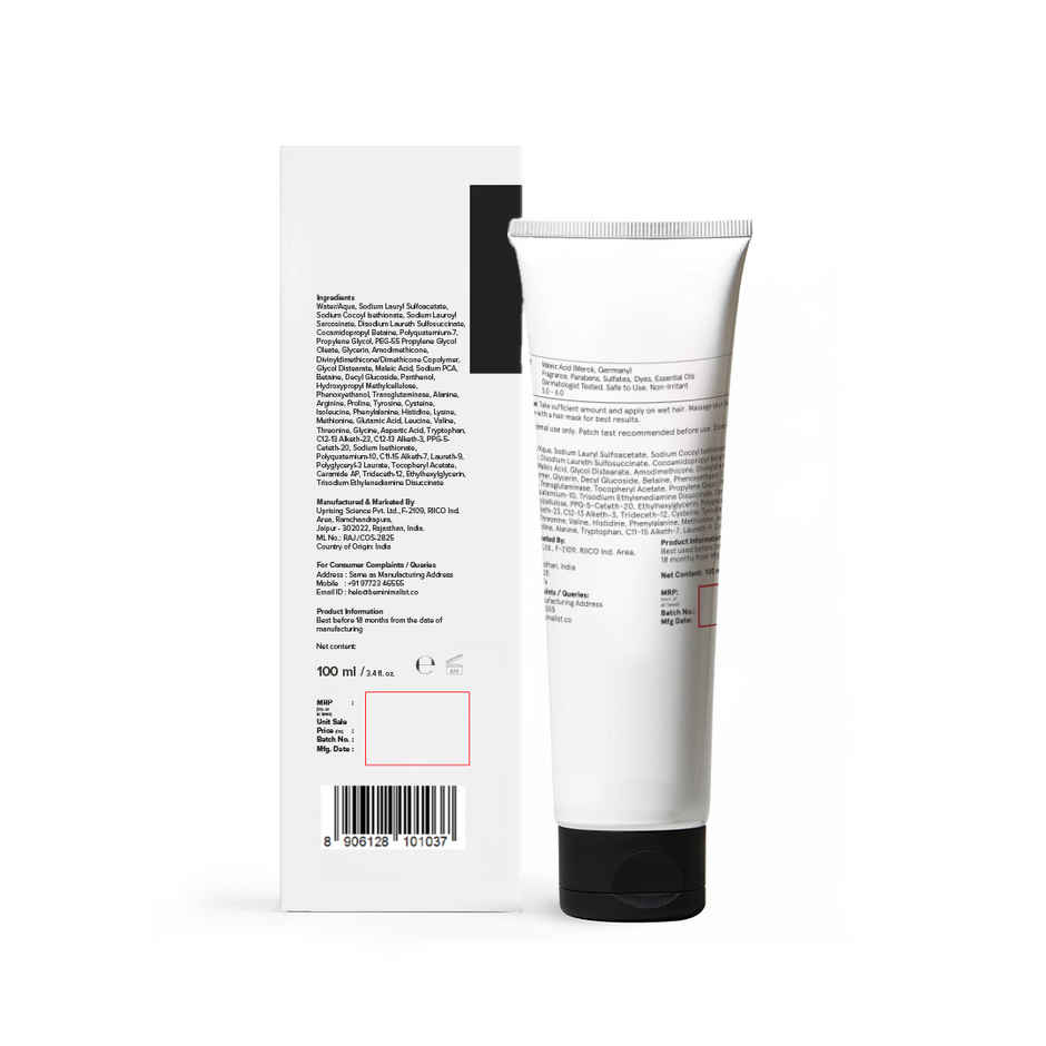 Minimalist 3.5% Maleic Bond Repair Shampoo For Damaged, Dry & Frizzy Hair