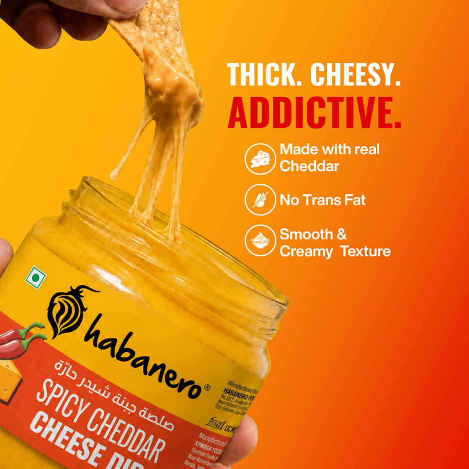Habanero Creamy Spicy Cheddar Cheese Dip