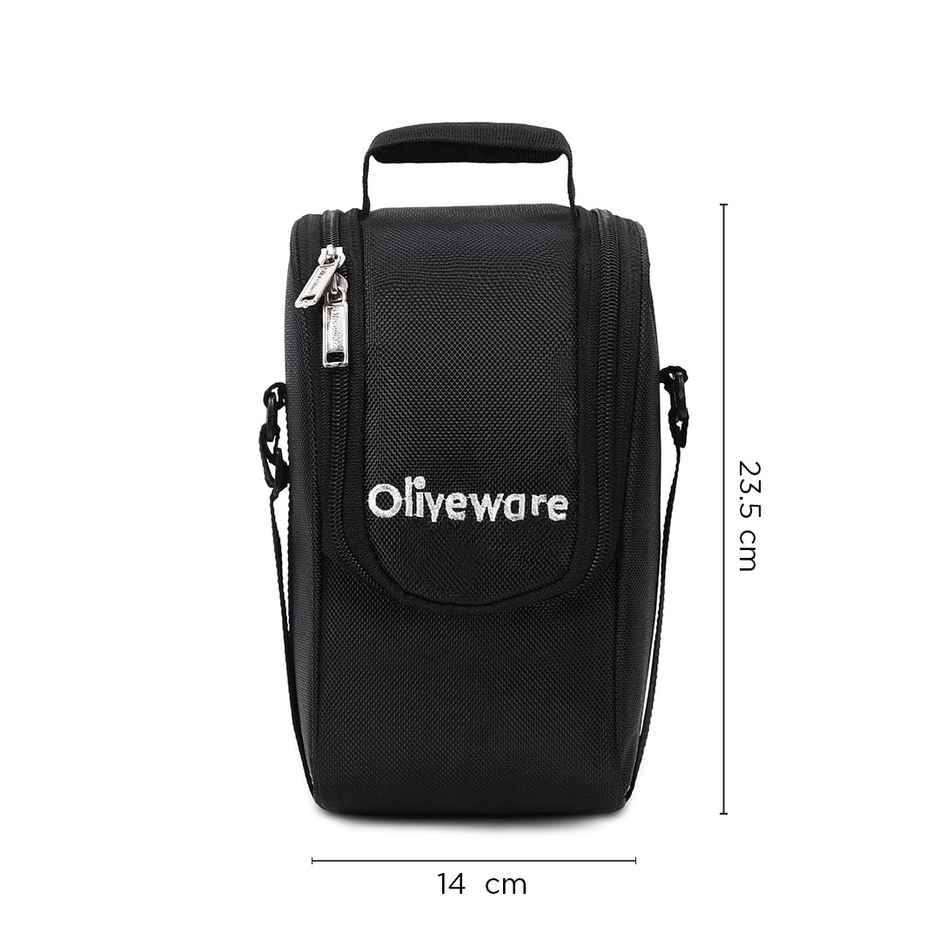 Oliveware Executive Glassware Lunchbox Set Of 3 320 ml Black