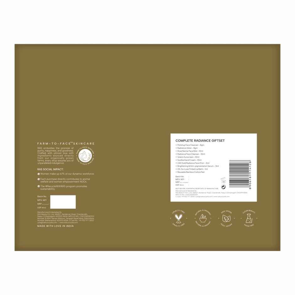 RAS Luxury Skincare Complete Radiance Gift Set | Gift for Mother's Day