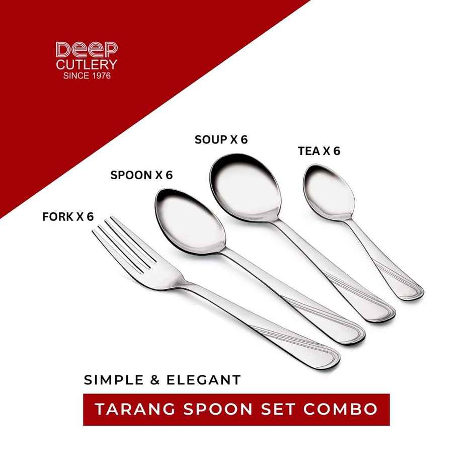 Deep Cutlery Tarang 25Pcs Table Stand Mini