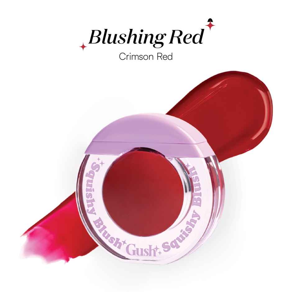 Gush Serum Squishy Liquid Blush | Dewy & Radiant Finish | Easy To Blend & Long Lasting | Strawberry Crush | Vibrant Pink