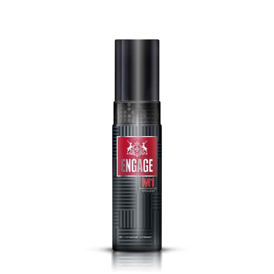 Engage M1 Perfume Spray for Men | Citrus & Woody | 24 hr Freshness | Long Lasting
