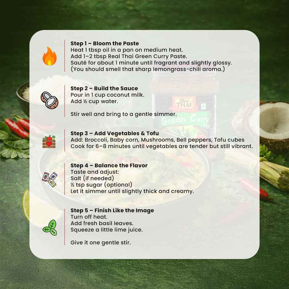 Real Thai Green Curry Paste